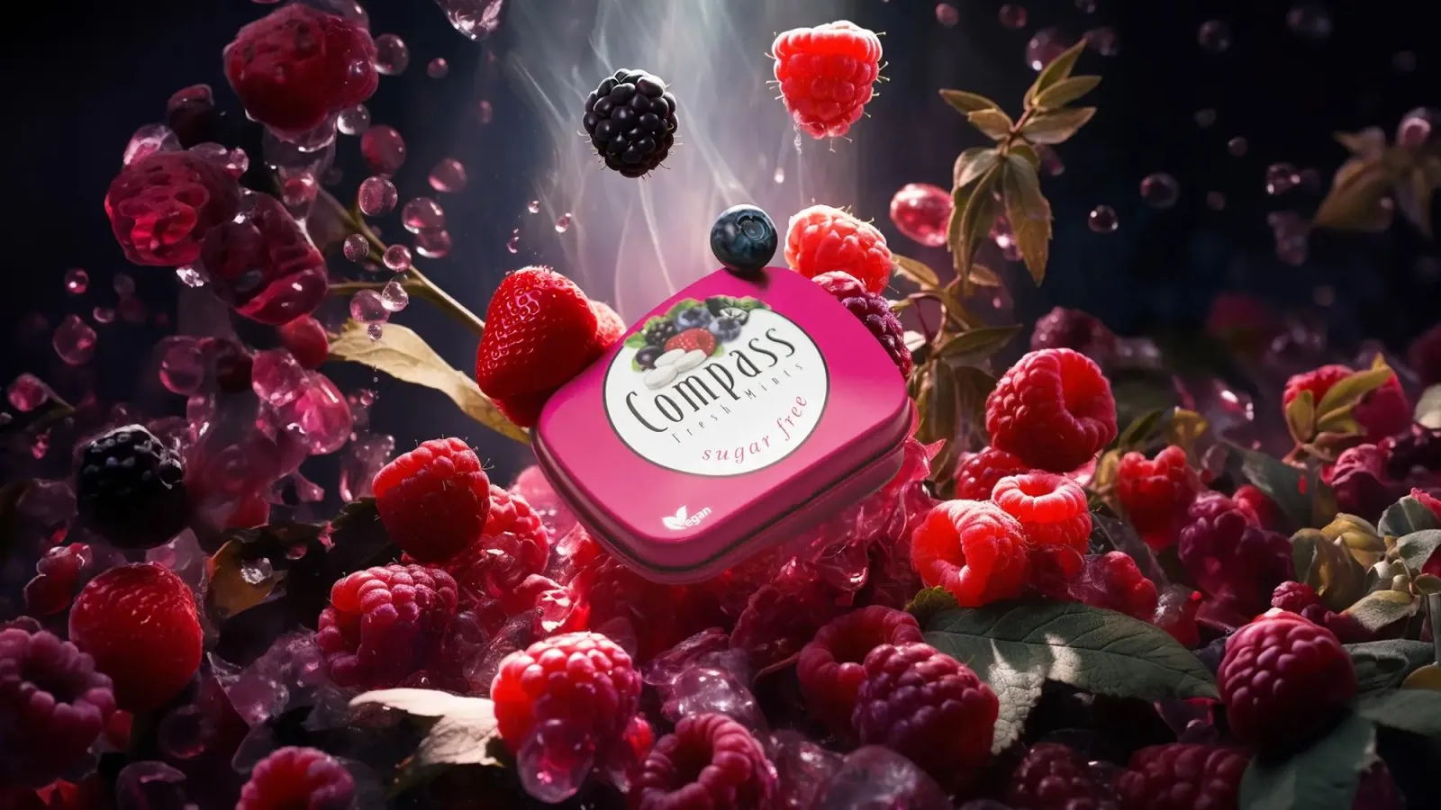 Entdecke die Frische von Compass – Wildberry